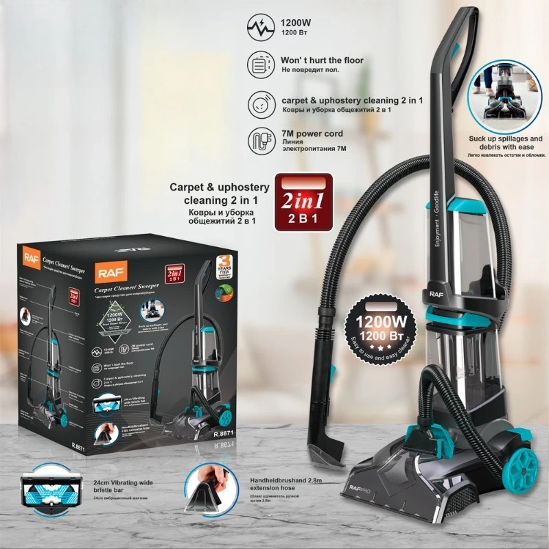 220V/110V 2 in 1 Powerful Bagless Wet and Dry Upright Vacuum Cleaners for Hard Floors Home Use Pet Carpet Cleaner Home Appliance