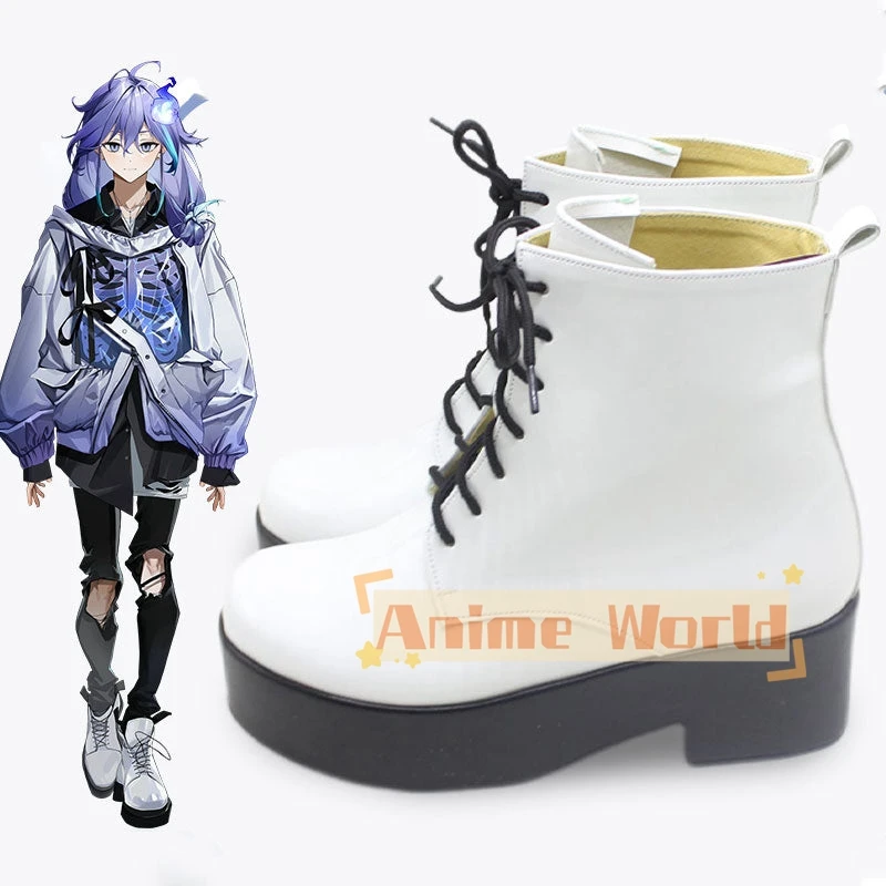 Chaussures de Cosplay virtuelles YouTuber Minase Rio, chaussures en cuir PU, bottes de carnaval d'halloween sur mesure