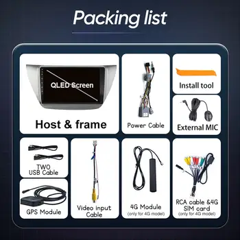 適用於三菱藍瑟9 CS 2000 2001 2002-2010款的車載收音機,支援CarPlay、多媒體視訊播放、GPS導航、DSP控制,配備QLED顯示屏,無雙DIN尺寸,支援DVD播放。 6 最佳銷售 2005款三菱藍瑟 - №3