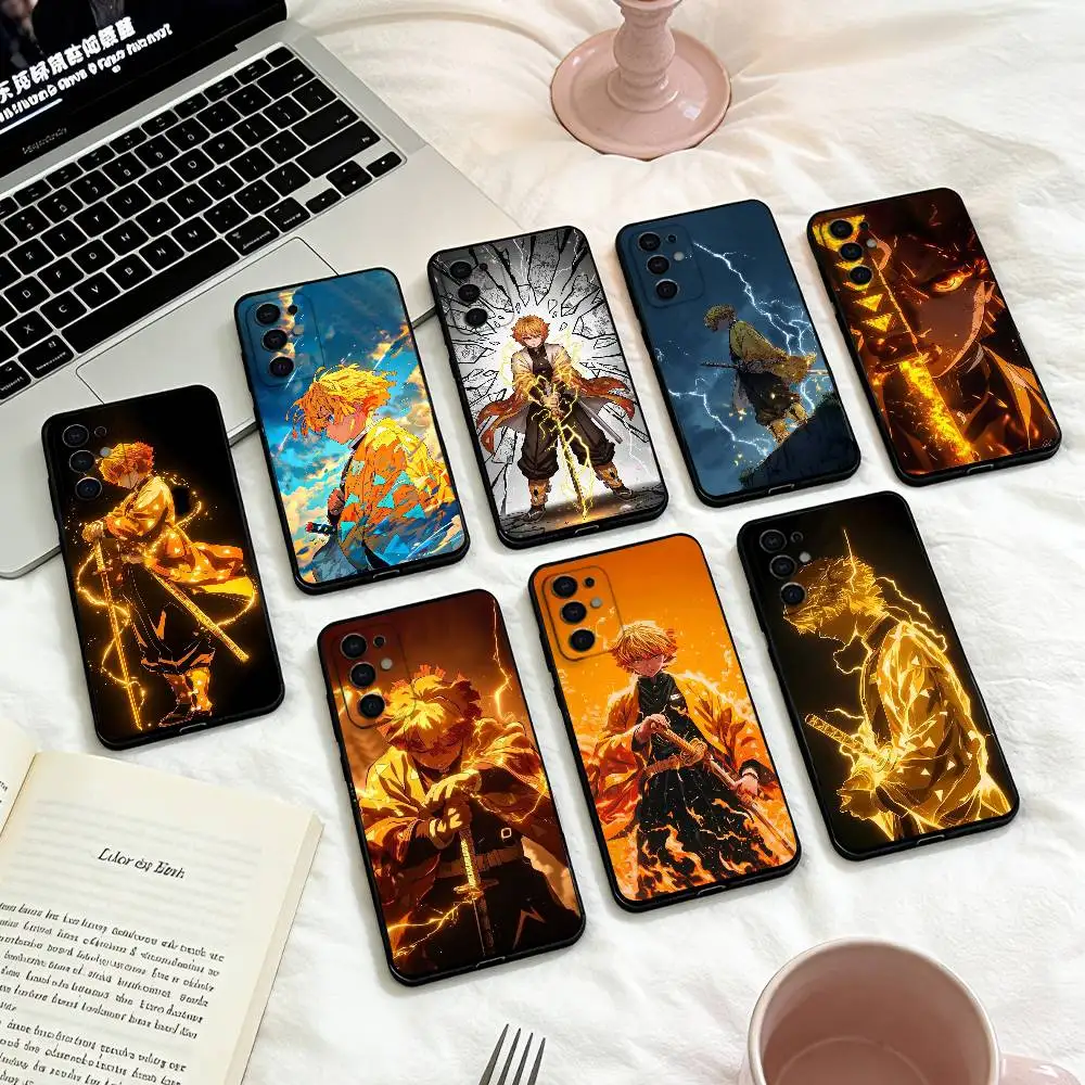 

Anime Z-Zenitsu Agatsuma Phone Case For Samsung S25,24,23,22,30,21,10,9,Ultra,Plus,Lite,FE,4,5 G Soft Black Case