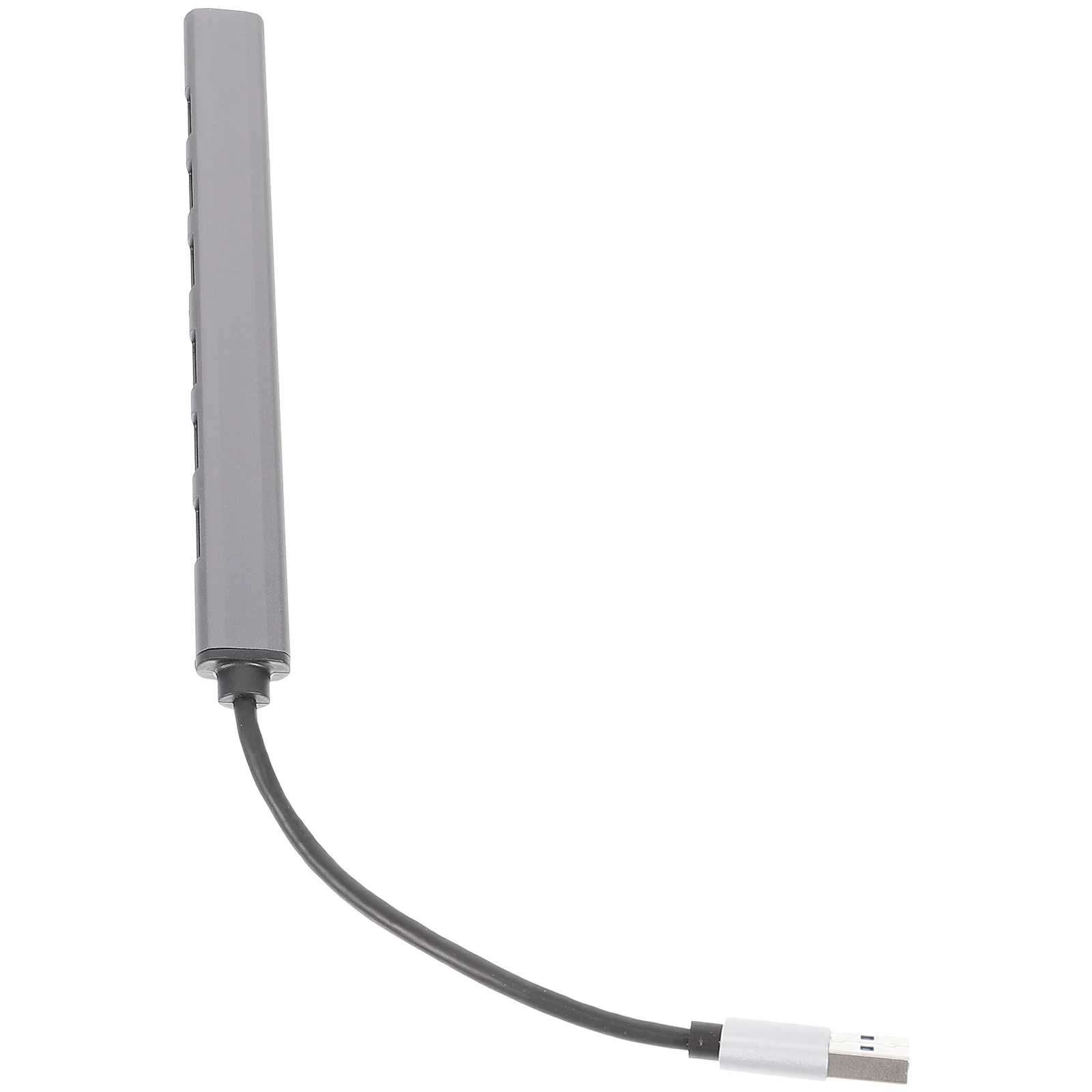 

7 Port USB Hub Extension Adapter for Laptop Computer Aluminum Alloy Material High Texture No Driver Required USB Hub