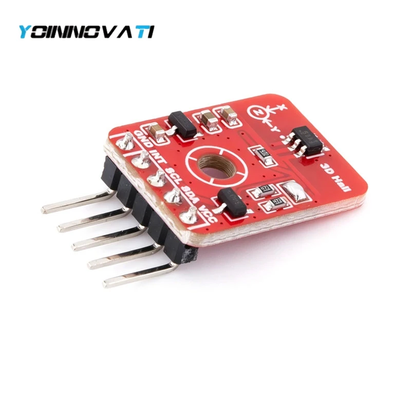 TMAG5273 3D Hall Effect Sensor Module I2C Interface, Low-Power Linear Magnetometer with 12-bit ADC &amp CORDIC Angle Calculation