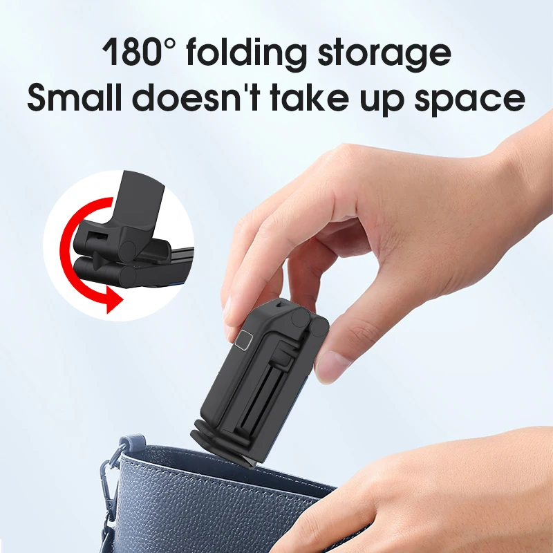Multifunction Phone Holder Travel Stand 360 Rotate Foldable Bracket Adjustable Headphone Holder Tablet Stand Mount in Car Clip