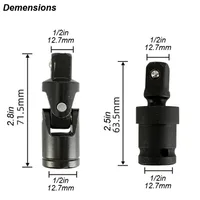 360° 90° Swivel Air Cannon Adapter Universal Pneumatic Socket Joint for Impact Wrenches Drills Industrial Tools 2