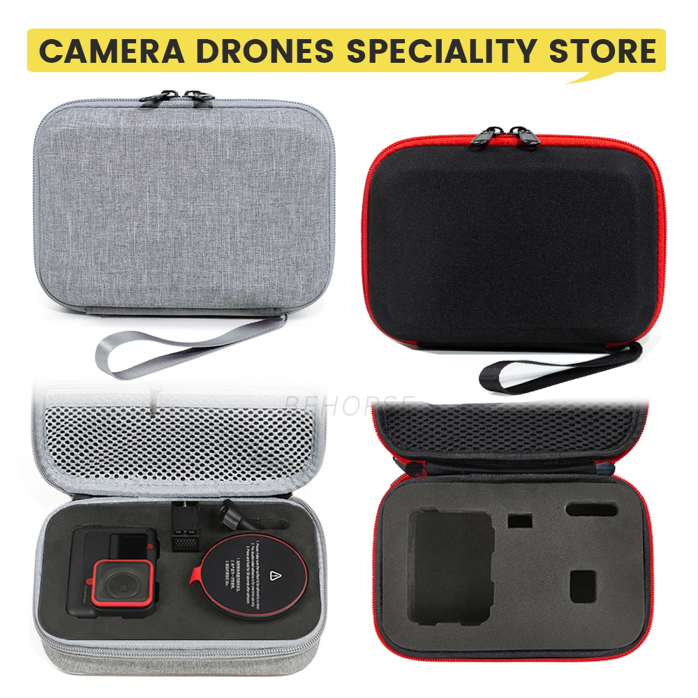 Casing pembawa untuk Insta360 Ace tas penyimpanan perlindungan anti-jatuh kotak kapasitas tinggi untuk Insta360 Ace Pro/Ace Pro 2 Aksesori