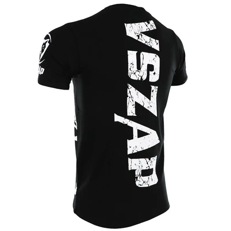 Vzap-Classic MMA T shirt, Rashguard Muay Thai, Fighting Giant Cotton T-shirt