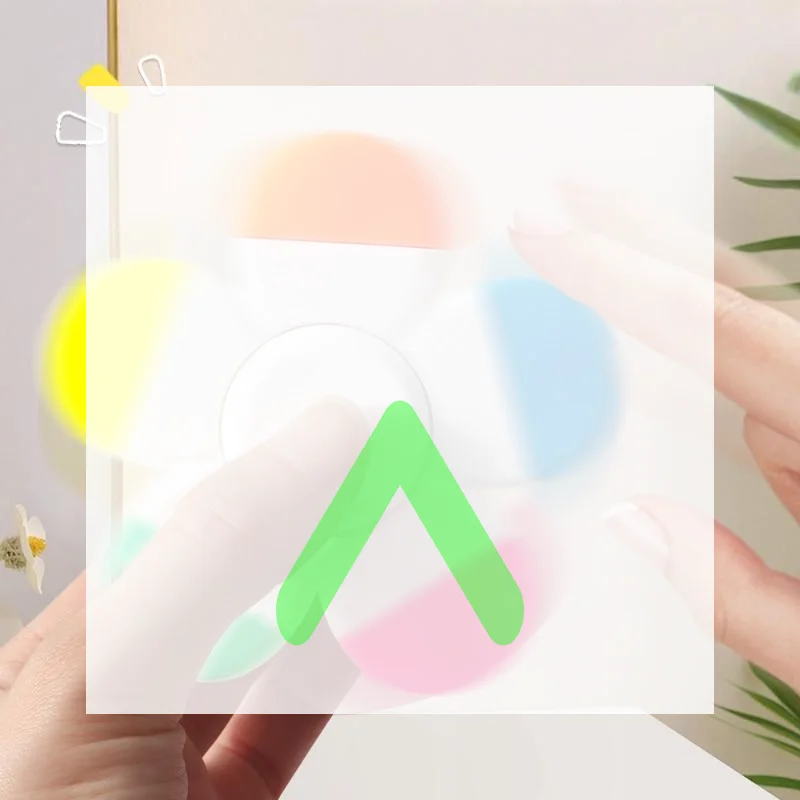 

New 1Pcs 5-In-1 Flower Shape Watercolor Colors Fluorescent Pens Fingertip Spiral Highlighter Pen For School Office Stationery