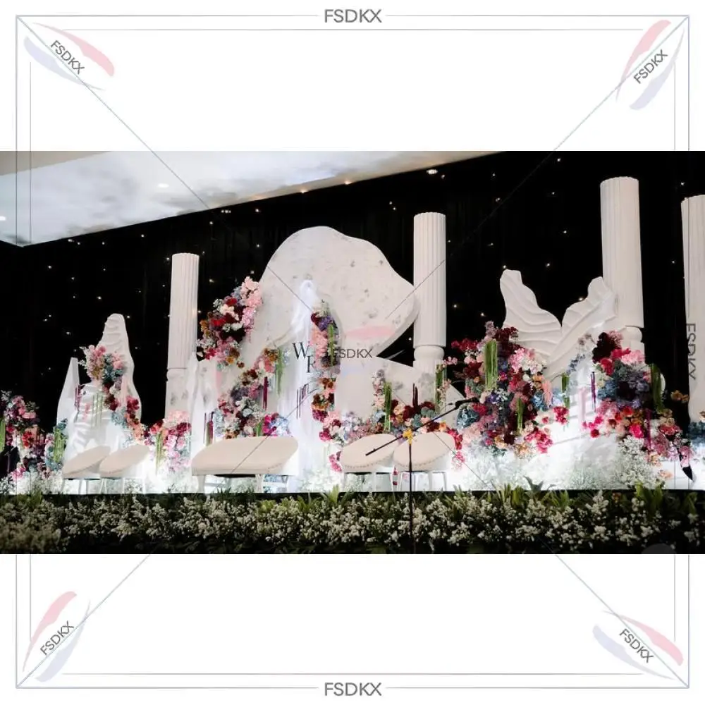 Creative Design PVC Backdrop Wall Backdrop for Party Wedding Birthday Engagement Parties Anniversary Decoration