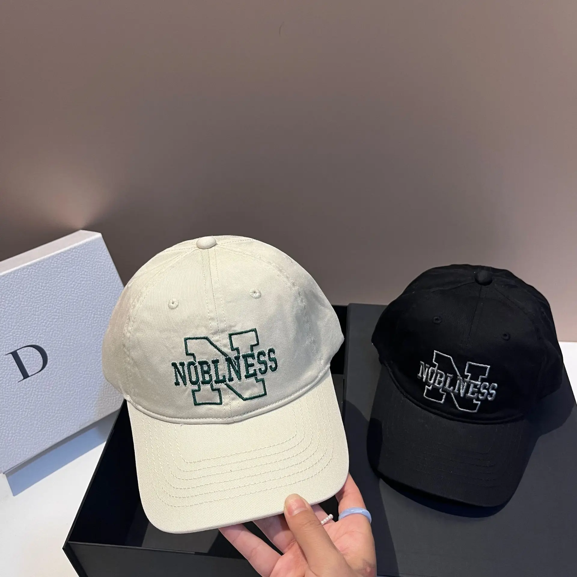 

Fashion Letter Washed Fringed Pure Cotton Cap American Men and Women with The Same Style Street Casualversatilebaseballcapwomen