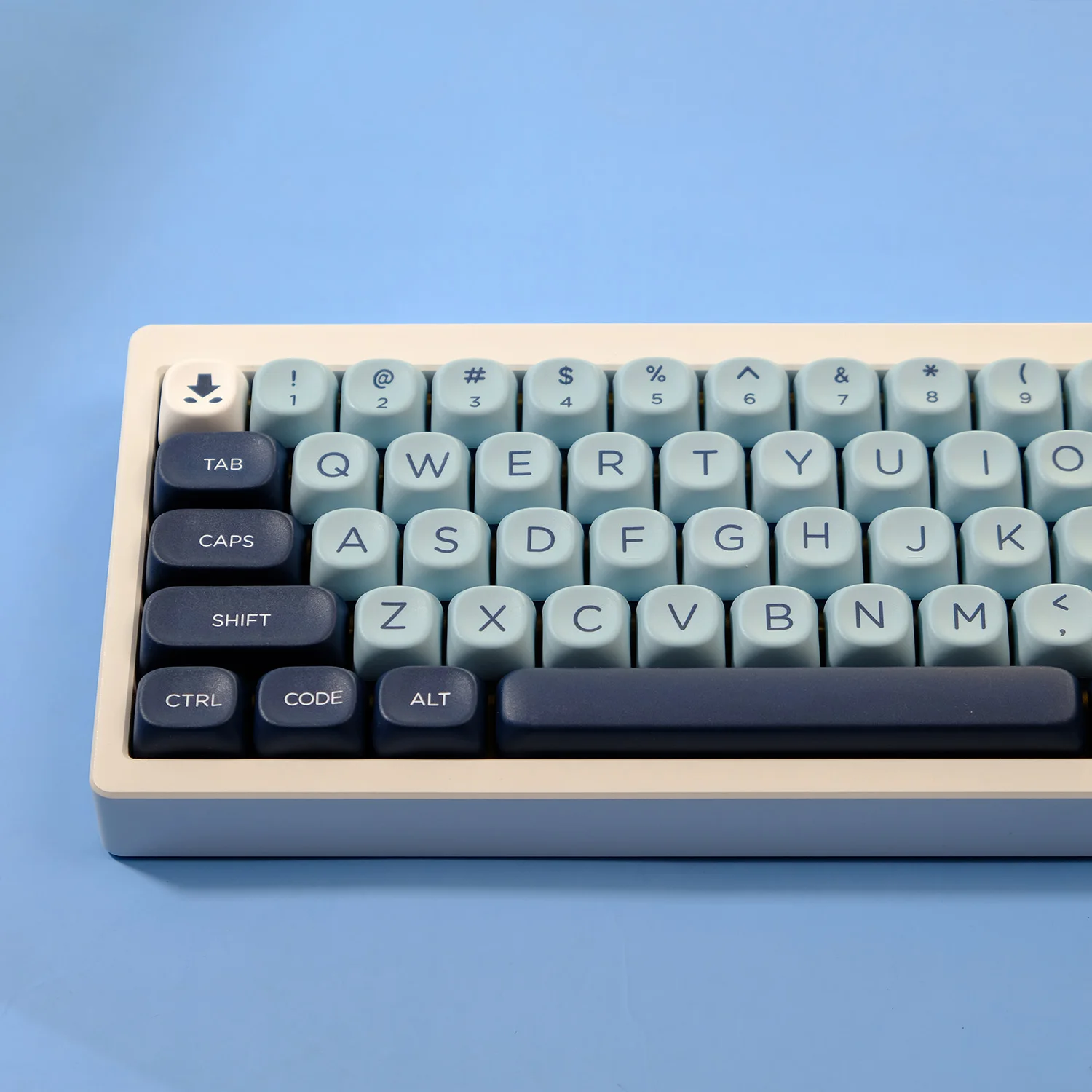 135 Keys GMK Blue Mizu Keycaps XOA Profile PBT Dye Sub Anime Keycap for Cherry Mx Switch DIY Custom Mechanical Keyboard Caps