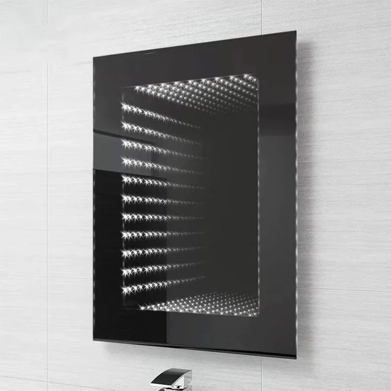 

Modern Wall 3d Mirror Magic Tunnel Bathroom Led Infinity Mirror