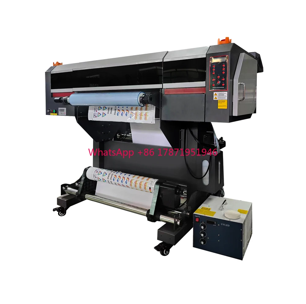 UV Roll to Roll Printer UV DTF Printer 3or4 I1600 Heads New for Transfer Printing Hstar 60cm A1 Size Inkjet Printers Provided