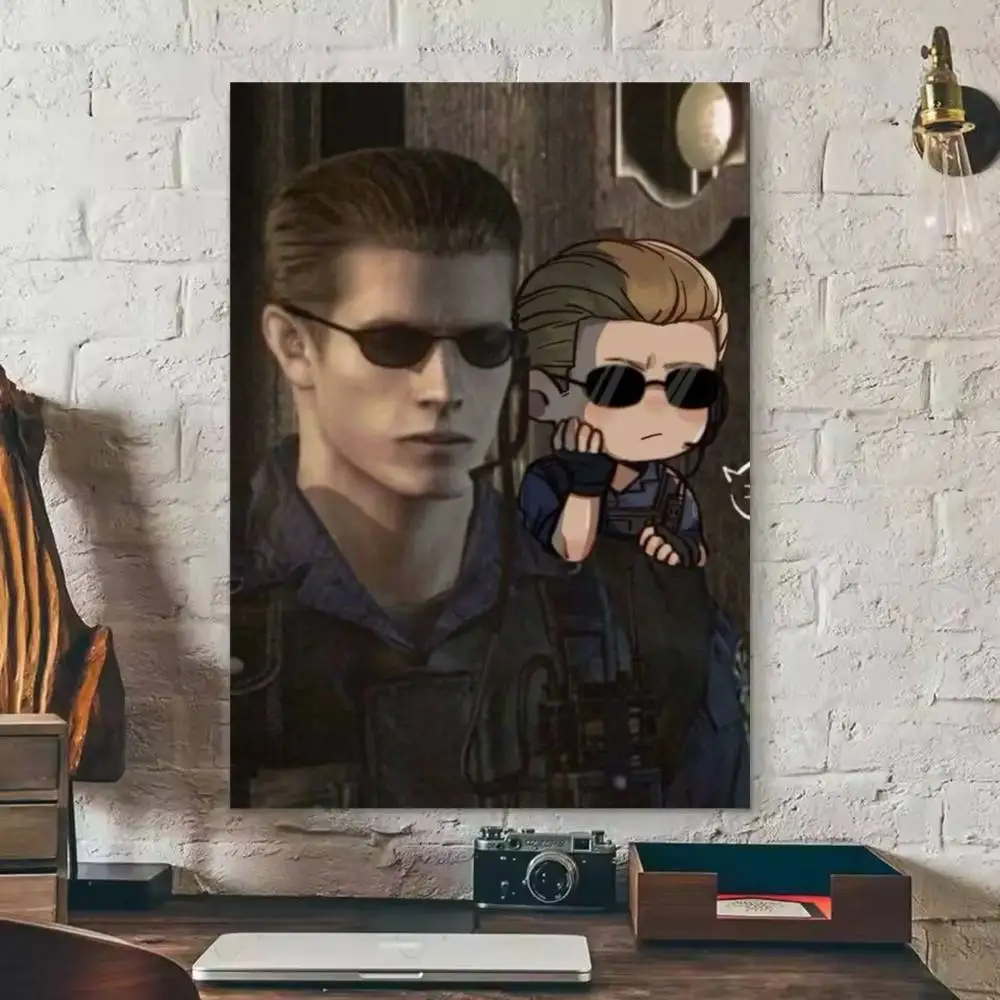 Resident Evil  Albert Wesker  Anime Character Poster HD Print Wall Art Home Decor