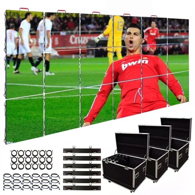 Full Color HD Commercial Outdoor Stage LED Screen Video Wall Portable Rental LED Panel Display P2.6 P2.9 P3.91 For Live Event