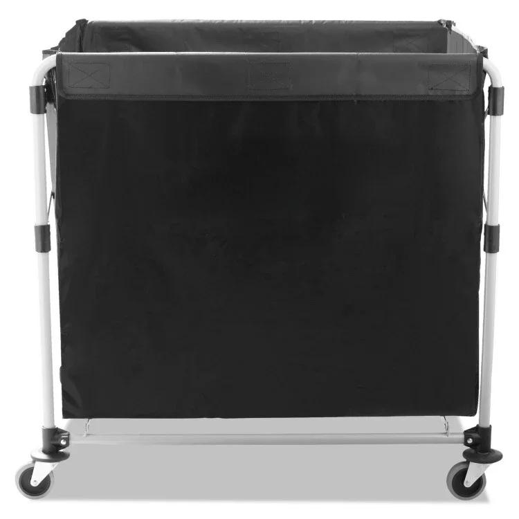 Commercial Products, Collapsible X Cart Laundy Cart, College Move-In, Transport Supplies and Groceries, Steel, 8 Bushel (300 L)