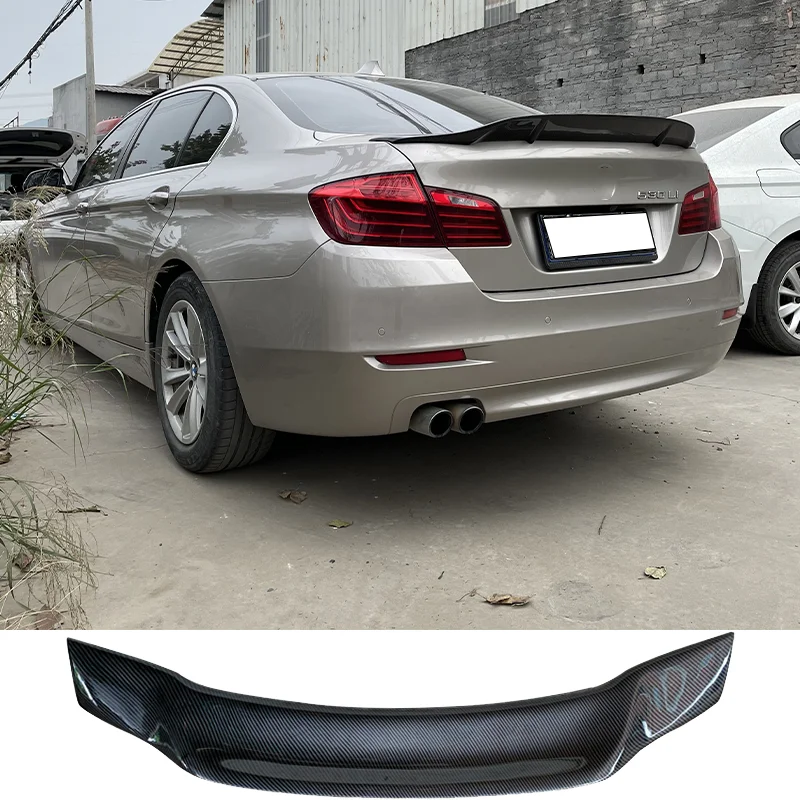 Suitable for BMW 5 Series F10 carbon fiber spoiler 2012 2013 2014 2015 2016 2017 2018 trunk wing spoiler decorative car design