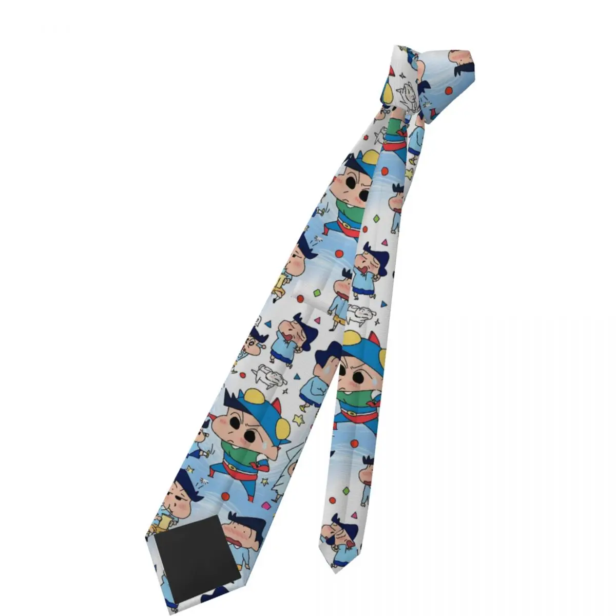 تخصيص الكلاسيكية C-Crayones شين تشانز ربطات العنق الرجال الحرير مانغا العلاقات التجارية #3