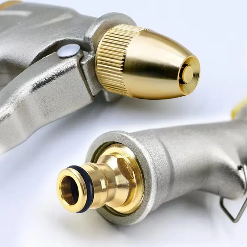 High Pressure Metal Garden Water Sprayer with Hose Jet Leakproof for Lawn Watering Car Washing Patio Cleaning