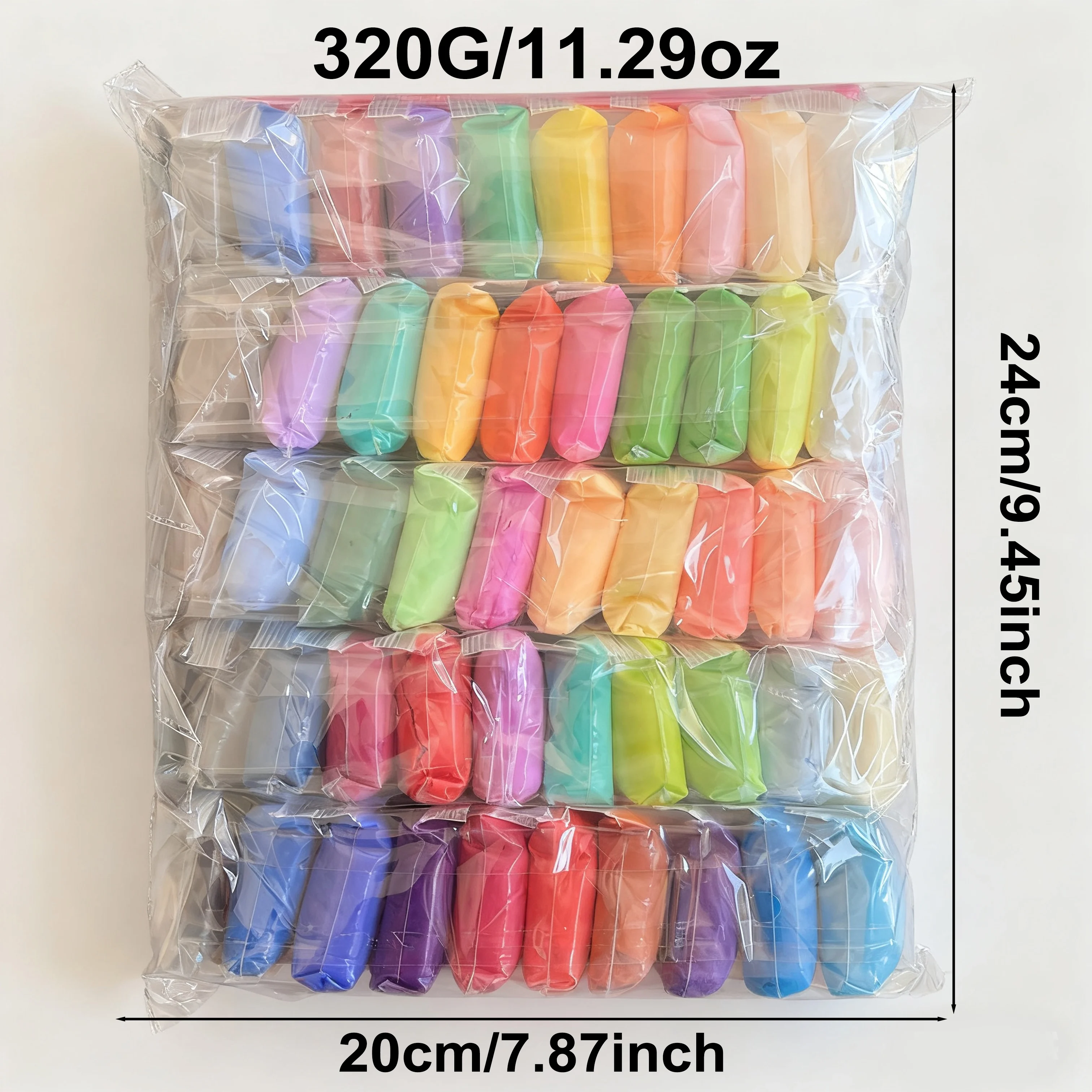 50 Colors Creative Air-Dry Ultra-Light Clay Kids Toy Space Mud DIY Modeling Kit with Tools Gift for Boys And Girls Intelligence