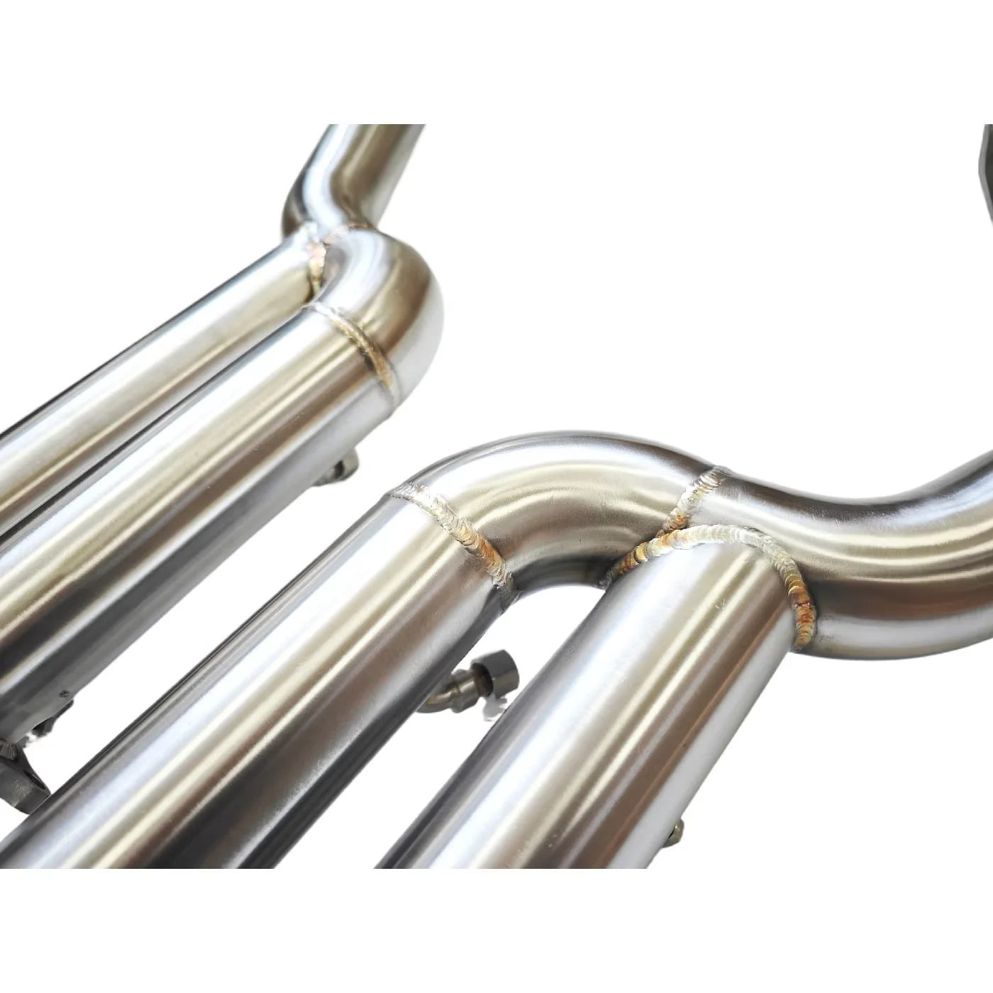 Contach Stainless Steel Exhaust Downpipe for 718 GT4 GTS Spyder Over Axle Pipes Downpipe