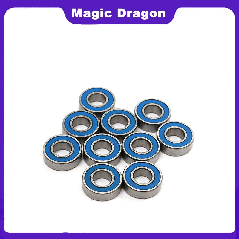 10PCS ABEC-5 MR85-2RS MR85ZZ 2RS MR85 RS MR85RS 5x8x2.5 mm Blue Rubber Sealed Miniature Deep Groove Ball Bearings