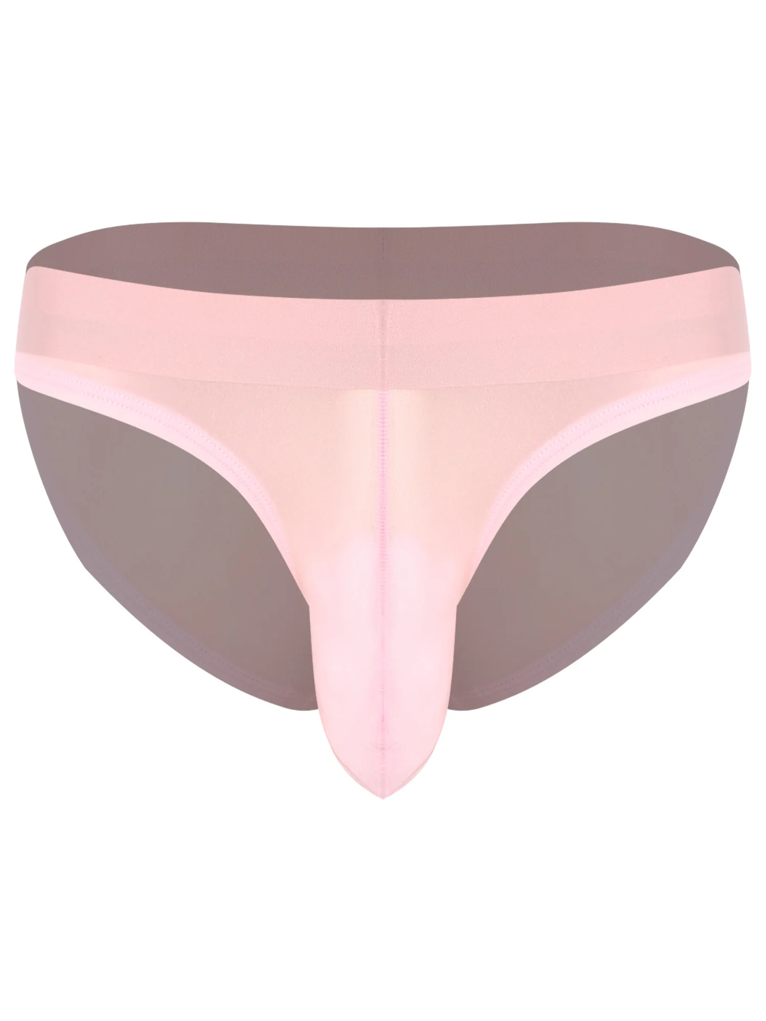 

Men See Through Low Rise Sheer Briefs 3D Convex Pouch Elastic Waistband Breathable Male Panties Underwear for Daily Sleep Briefs