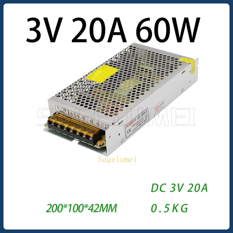 New AC 110V 220V To DC 3V Switching Power Supply 10A 20A 30A 40A 30W 60W 90W 120W Lighting Transformer Power Led Strip Adapter