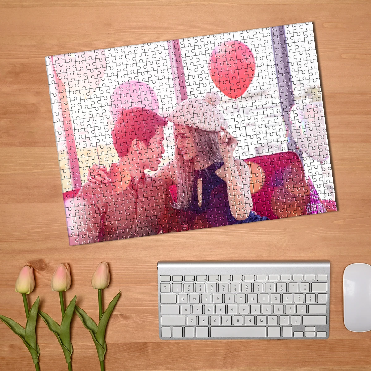35/300/500/1000pcs Personalized Custom Photo Puzzle Couple DIY Toy Decoration Collectiable Growth Gift Christmas
