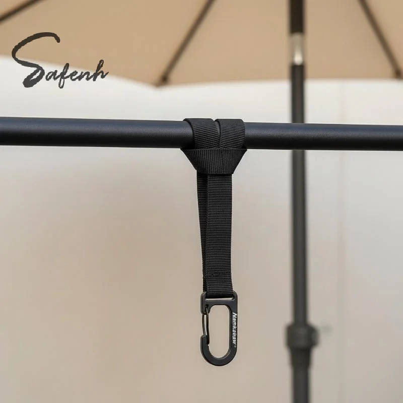 Multifunctional Webbing Spring Snap Hook EDC Quick Clip Carabiner For Electric Bike Hanging DIY Backpack Keychain Camping Gear