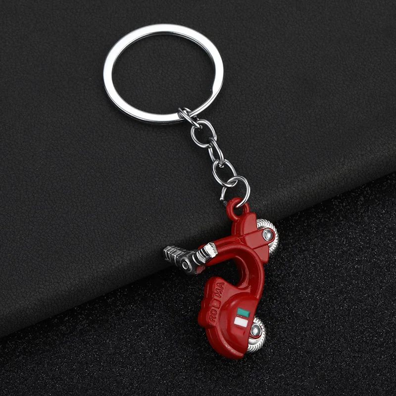 LLavero de vehículo eléctrico divertido, colgante creativo, Mini llavero de Moto, llavero de coche eléctrico personalizado, regalo, 1 Uds.