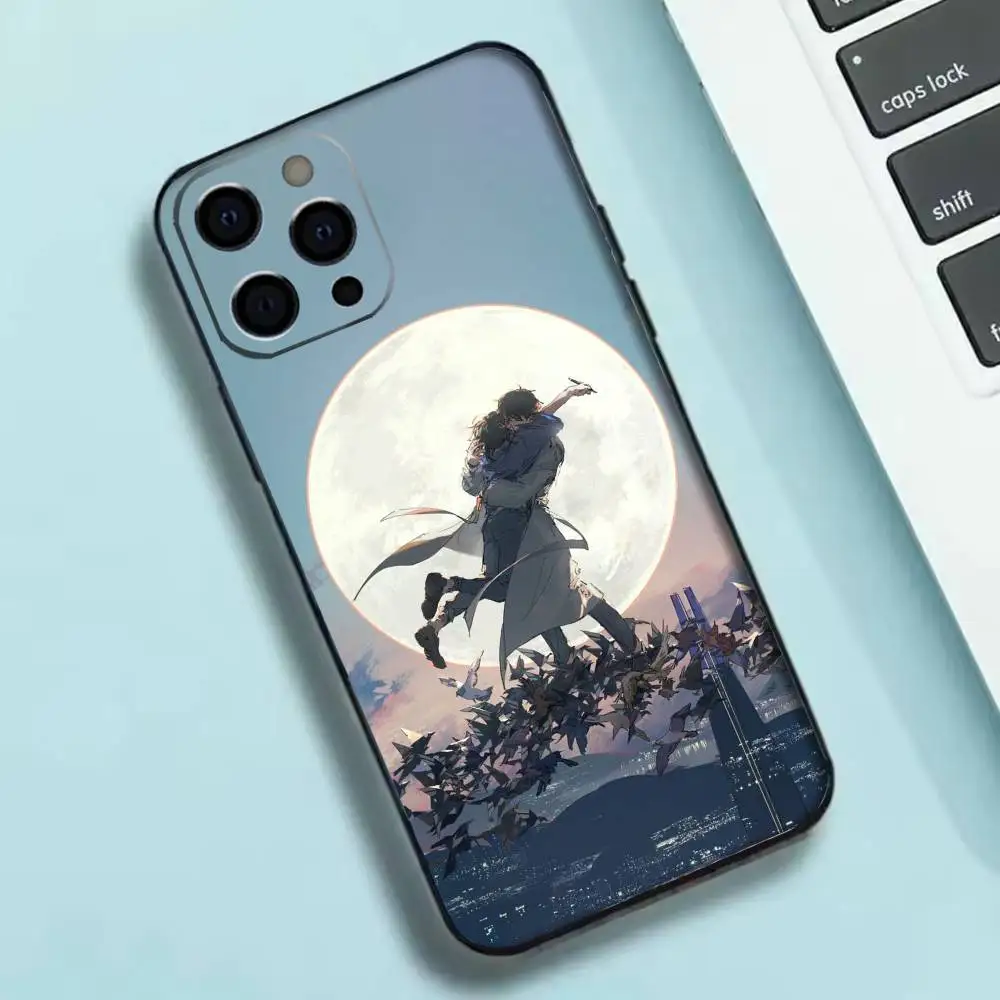 Чехол для телефона O-Omniscient Reader V-Viewpoint для iPhone17,16,15,14,13,12,11 Plus, мягкий черный чехол Pro Max