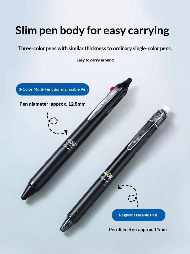 Pilot FRIXION SYNERGY 3in1 0.4mm Erasable Gel Pen Unique ST Bullet Tip&Temperature-Sensitive Technology For Homework/Note-taking view 5