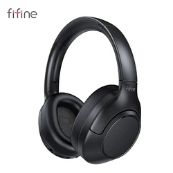 FIFINE Bluetooth wireless headset,Noise Canceling Headphones with Transparency Mode,Deep Bass,Clear Calls,80H Playtime -X3