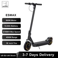 AOVOPRO New ESMAX Electric Scooter 500W 40km/h Adult APP Smart Scooter Shock-absorbing Anti-skid Folding Electric Scooter