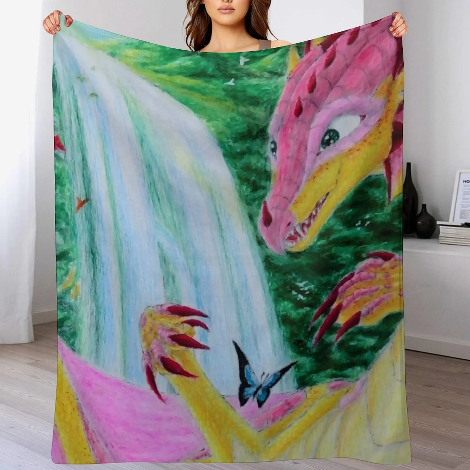 

Kinkajou Jade Winglet - Wings of Fire Throw Blanket christmas decoration Luxury Brand Flannels sofa bed Blankets