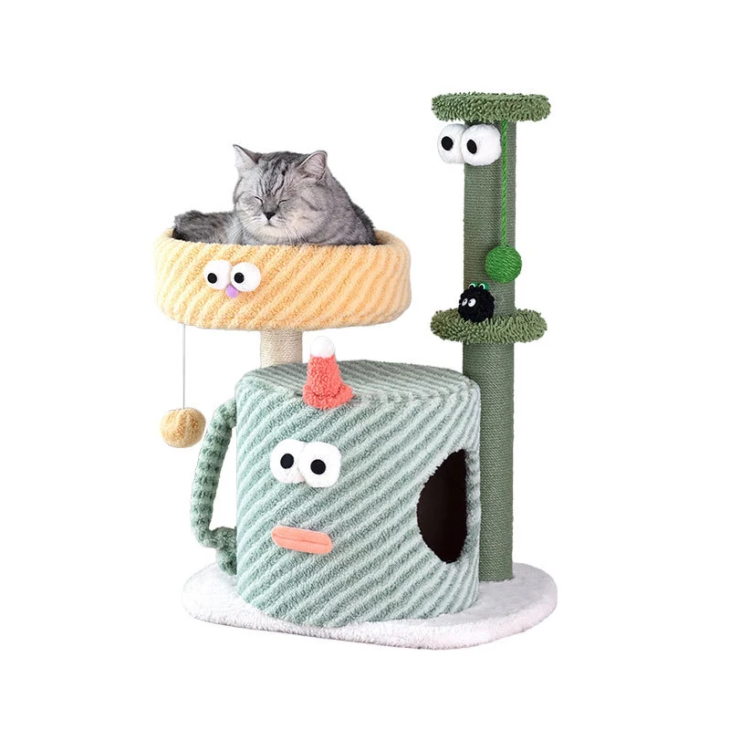 

Оптовая продажа, доставка 2024, забавный вид, кондо, скретч-башня, кошачье дерево, прочные износостойкие кошачьи деревья для восхождения