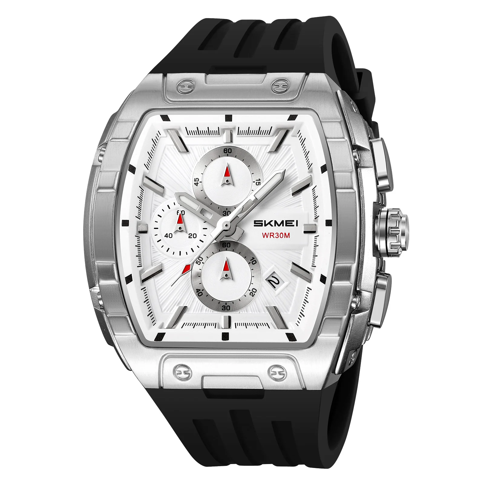 Silvery-black