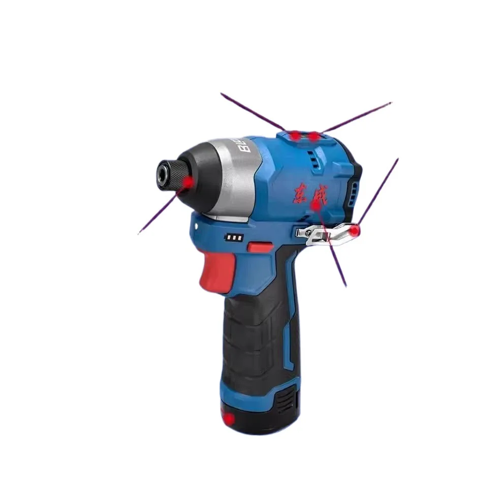 

Rechargeable impact screwdriver 12v brushless lithium battery hand drill