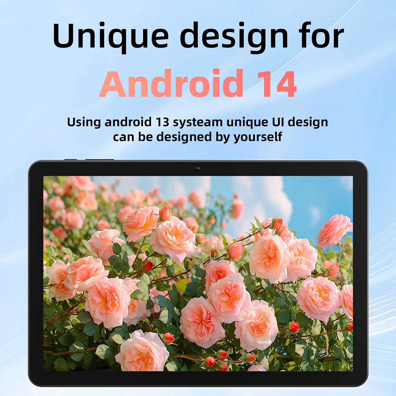 Tablet Android 14 da 10 pollici, processore octa-core, RAM da 8 GB (4+4), spazio di archiviazione da 64 GB ROM, memoria espandibile da 1 TB, doppia fotocamera, 1280