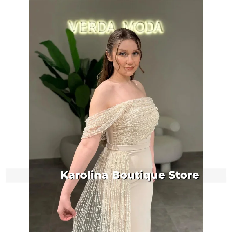 Grânulos personalizados vestido de noite luxo elegante vestidos de festa mulher um ombro trem lateral formal ocasião vestidos azul marinho