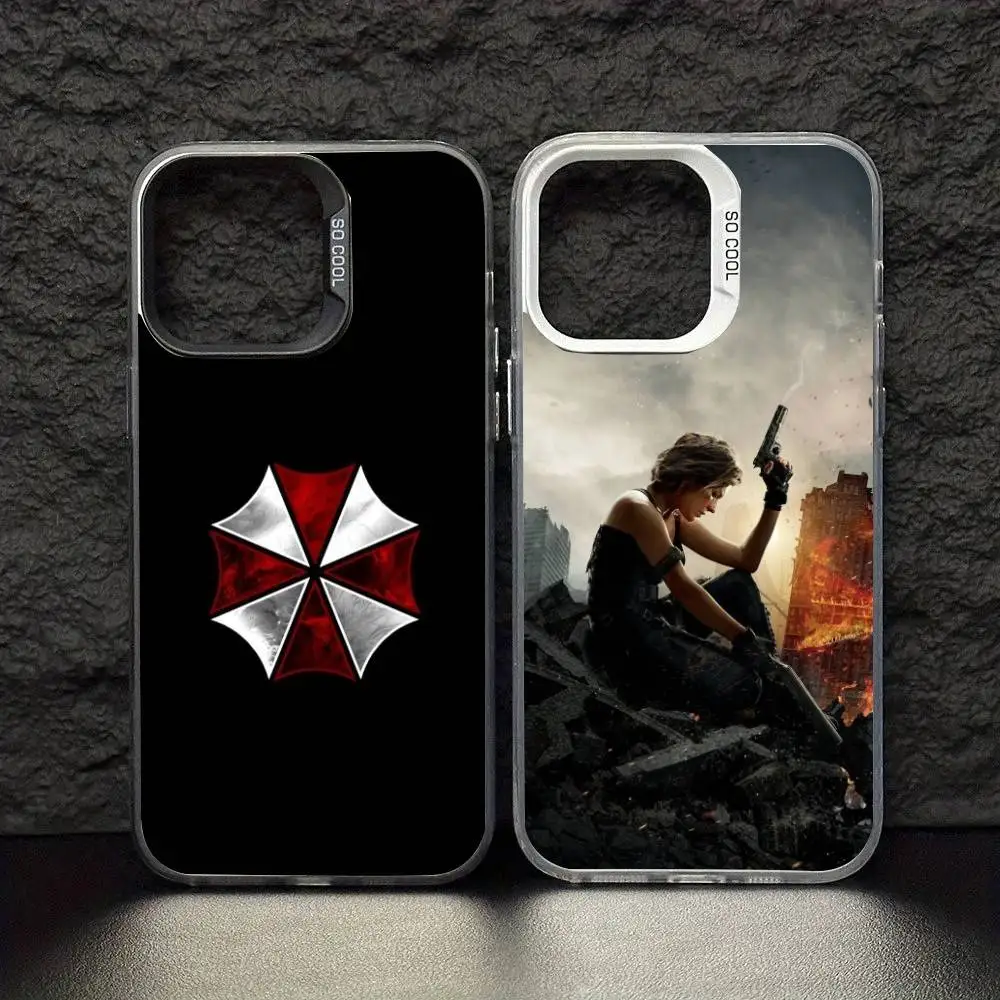 

Game R-Resident E-Evil Video Phone Case Color Silver Shell For IPhone 17 16 15 14 13 12 11 Pro Max Plus
