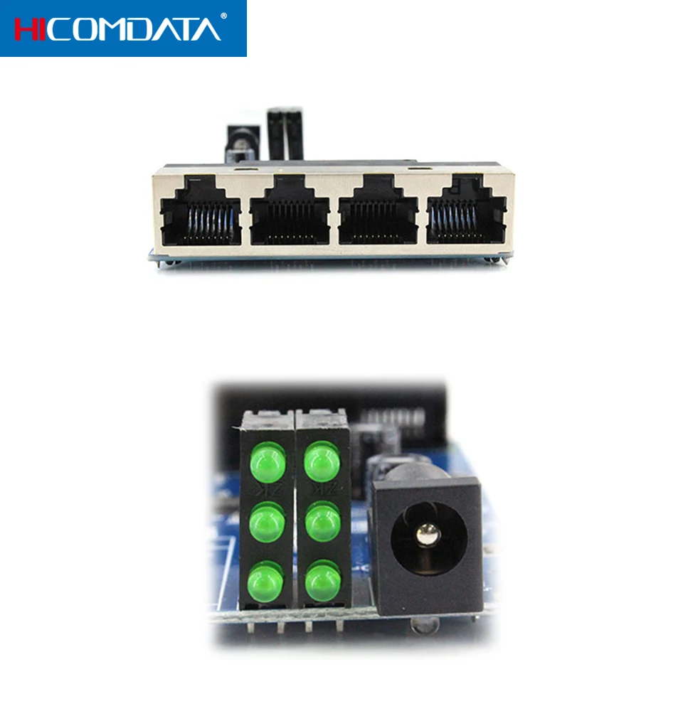 HICOMDATA Switch Sfp Ethernet Network Rj45 Pcb Board 5 Ports 1 SFP 4 RJ45 Switches Internet Switch