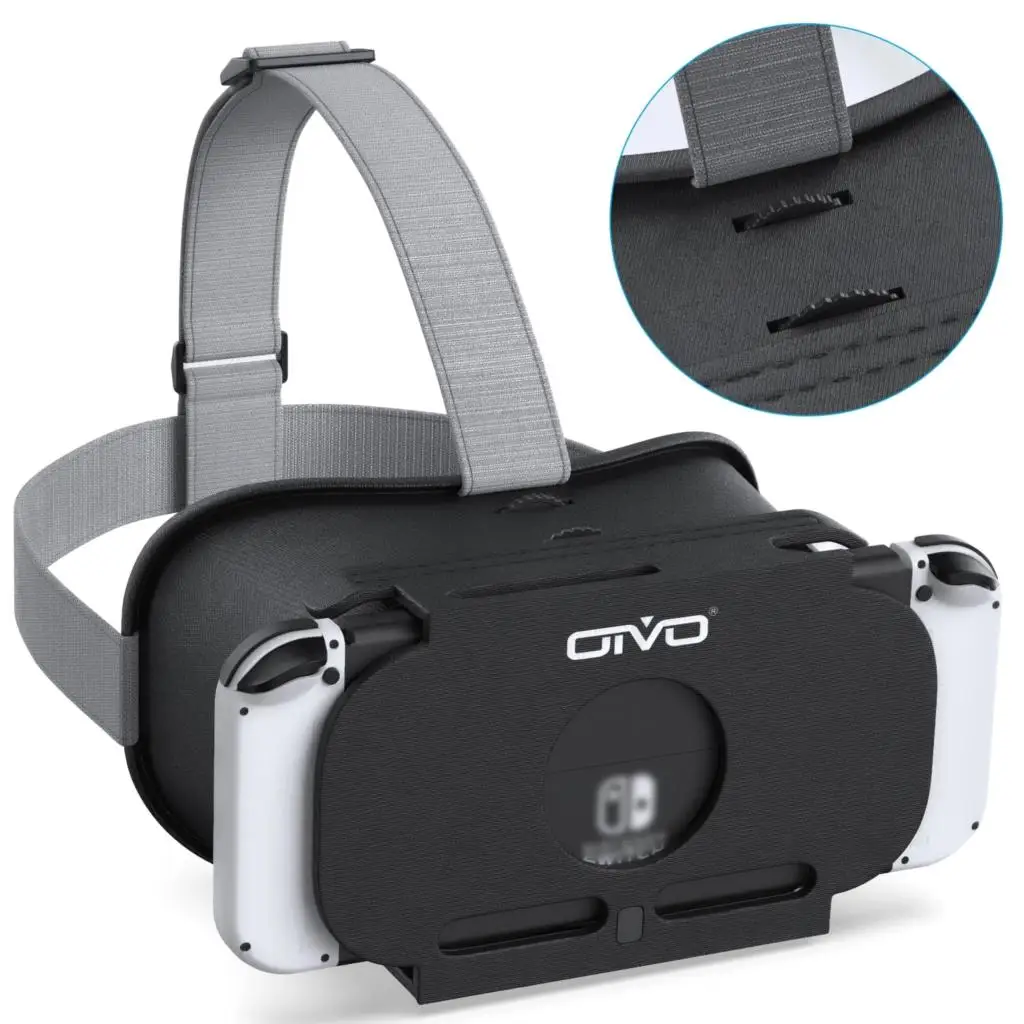 

OIVO for Switch OLED LABO VR Glasses for Nintendo Switch VR Big Lens Distance Width Adjustment 3D VR Glasses for Odyssey Games