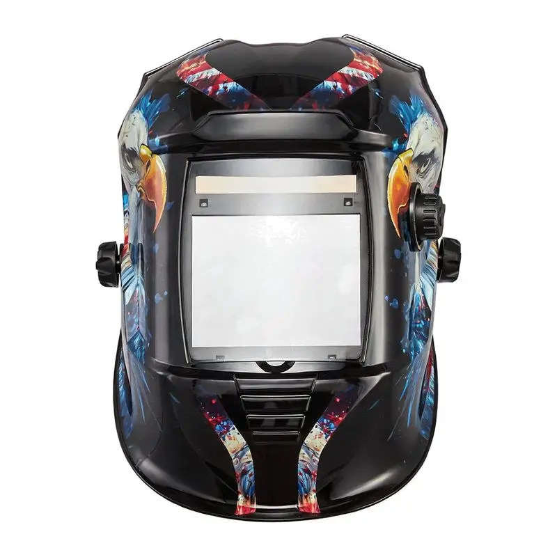 Automatic Variable Light Welding Helmet with True Color Solar Welding Masks Equipped with 4 Arc Sensors