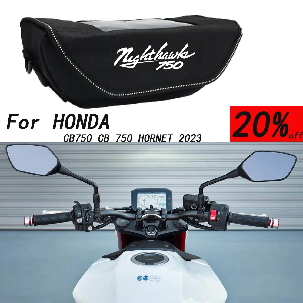 

For HONDA CB750 CB 750 HORNET 2023 Motorcycle accessory Waterproof And Dustproof Handlebar Storage Bag navigation bag