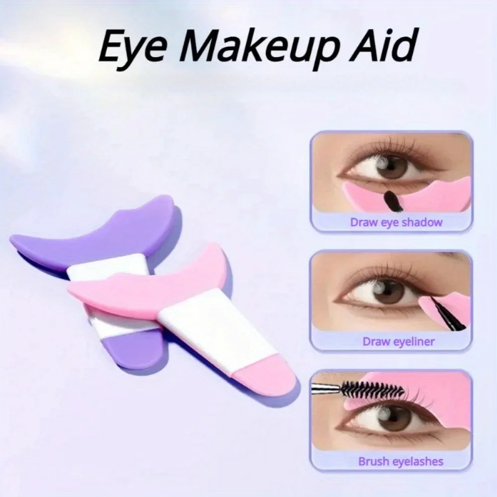 

1 шт., инструменты для помощника по бытовой косметологии — руководство по губной помаде и подводке для глаз, аппликатор для маски, простая косметическая форма