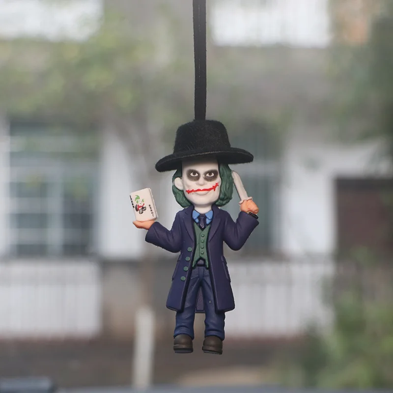 Królestwo Bestii Joker Przystojny Fajny Model Figurki Kreatywna Osobowość Samochodowy Wisiorek na Lusterko Wsteczne Dekoracja Samochodu Prezenty Hurt
