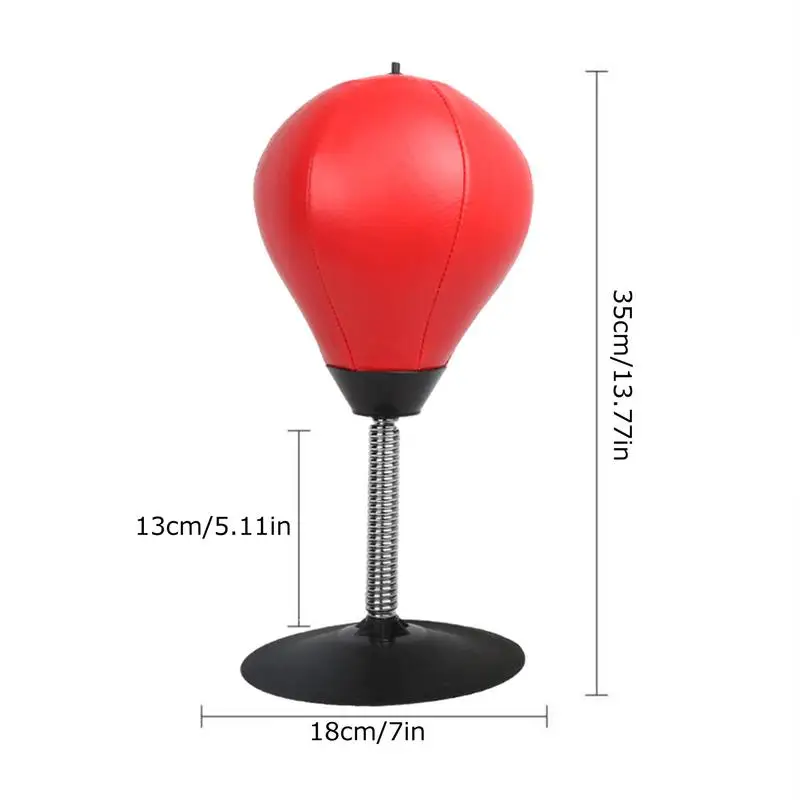 Desktop Punching Bag Boxing Ball Stress Relief Fighting Speed Reflex Training Punch Ball Strong Suction Cups For Desk with Pump