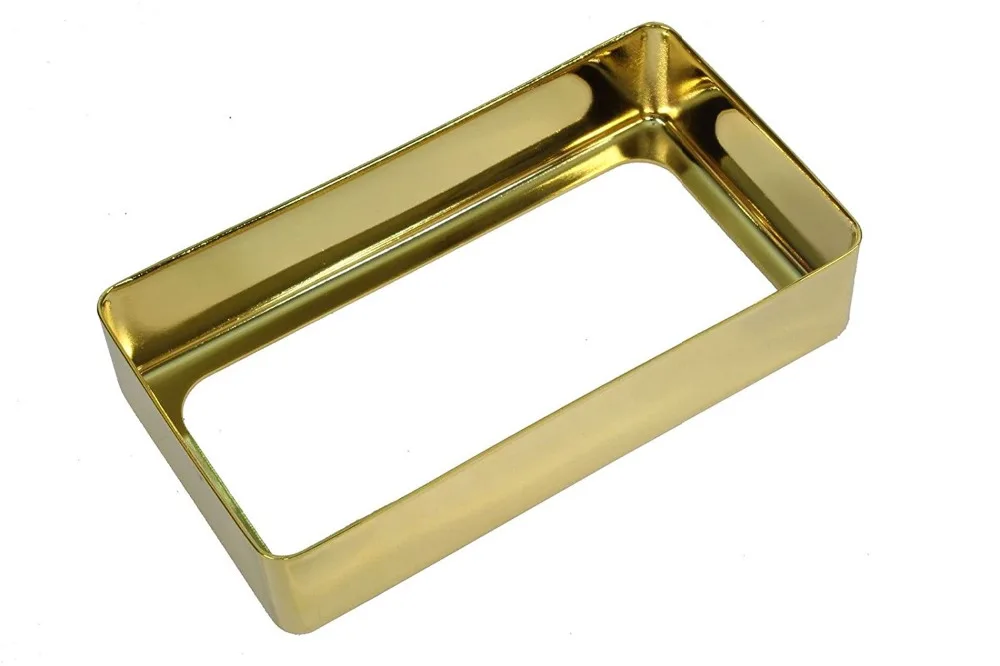 Gold Metal Copper Lid Open Frame Humbucker Pickup Cover for Electric Guitar