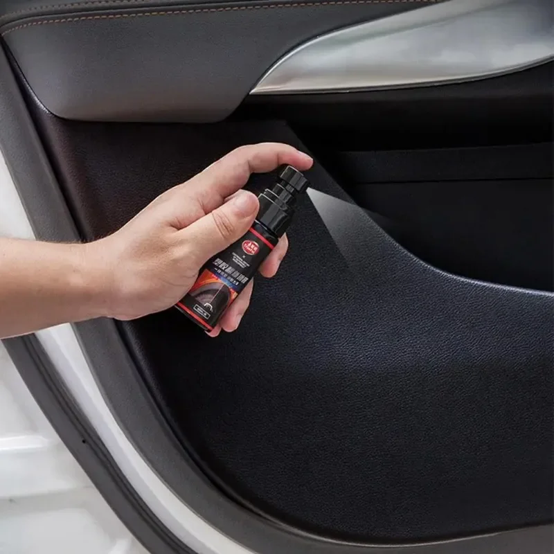 Leather Coating Spray Car Plastic Repair Polishing Coating Spray Back To Black Gloss Long-lasting Plastic Refurbishment Liquid